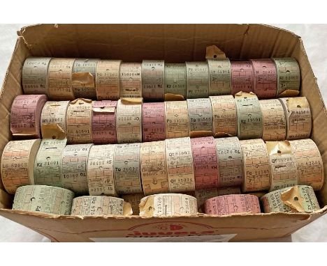 Large quantity (120+) of unused ULTIMATE TICKET ROLLS from a wide variety of operators with considerable duplication. Names n