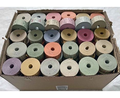 Large quantity (190+) of unused ULTIMATE TICKET ROLLS from a wide variety of operators with considerable duplication. Names n