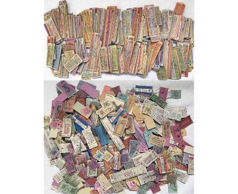 Very large quantity (2,100+) of London Transport &amp; other BUS TICKETS comprising 800+ Green Line Coaches post-war geograph