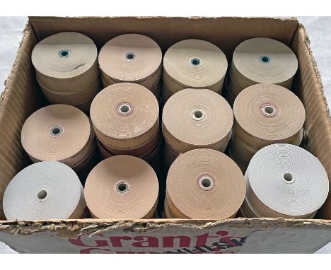 Large quantity (c130) of unused SETRIGHT TICKET ROLLS from a wide range of operators with considerable duplication. Names not