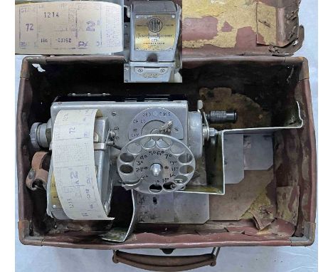 London Transport TIM TICKET MACHINE with box. Machine has casing no 622 which, we think, makes it from the 2nd batch, post-WW