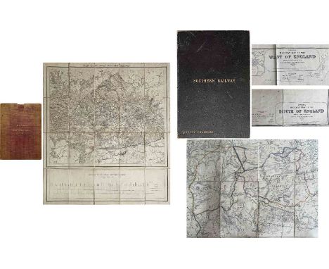 Pair of RAILWAY MAPS: 1stly: June 1838 Plan &amp; Section of the Great Western Railway, London Division. Reduced from Ordnanc