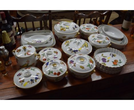 A quantity of Royal Worcester Evesham dinner ware