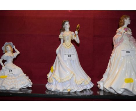 A Royal Worcester "Reflection Day Dreams" figurine