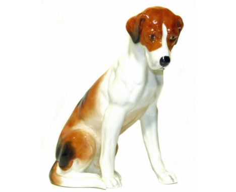 Royal Worcester fox hound no.2994 We are unable to do condition reports on our Interiors Sale