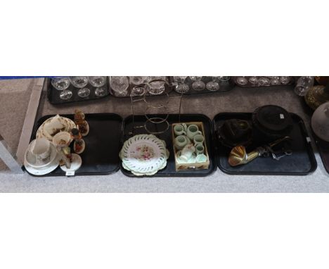 Three Hummel figures, Bunnykins nursery wares, and assorted other items Condition Report:Not available for this lot.