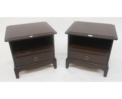 A pair of 20th century stag bedside cabinets, resin top coffee table and a table lamp (4) Condition Report:Available upon req