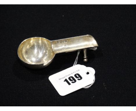     A Silver Pipe Holder, Chester Hallmarks With Inscription Date For 1901          