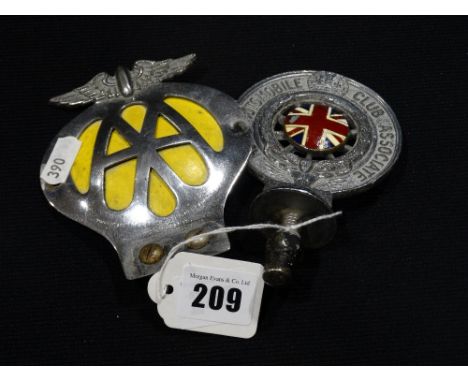     A Vintage RAC Badge &amp; An AA Badge                                               