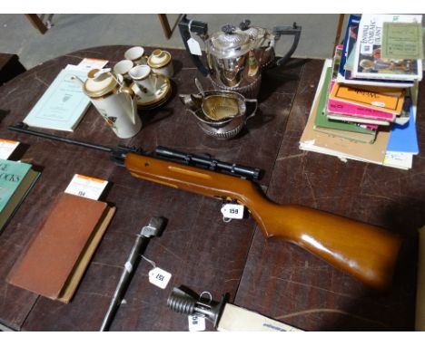     A Vintage .22 Air Rifle                                                         