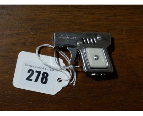     A Collectors Cigarette Lighter In The Form Of A Small Hand Gun                  