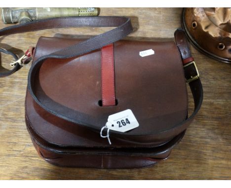     A Vintage Leather Satchel                                                       