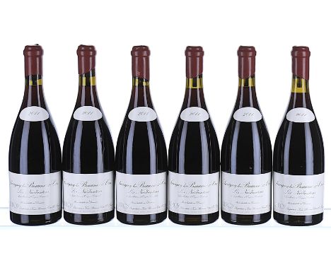 ß 2011 Domaine Leroy, Savigny-les-Beaune Premier Cru, Les Narbantons OWC 6x75cl IN BOND  Levels 5x2cm, 1x3cm