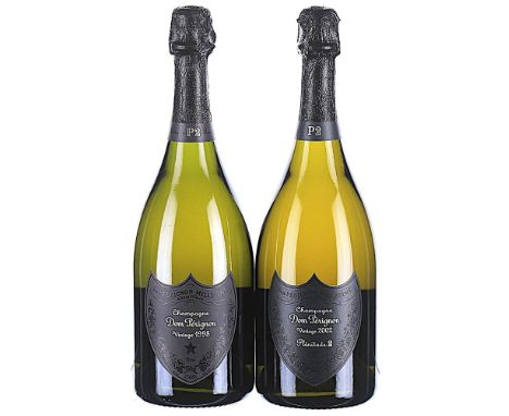 1998 Dom Perignon, P2 1x75cl 2002 Dom Perignon, P2 1x75clTotal 2x75cl  This lot forms part of a private cellar which has been