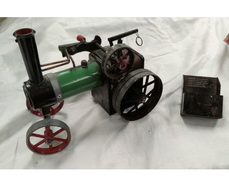 A Mamod Teia Steam Tractor. 