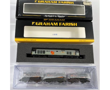 A Graham Farish N gauge originally boxed Class 50 Diesel50149 Defiance BR 371-252; a Graham Farish N gauge originally boxed s