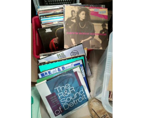 A selection of 1980's, 1990's R&amp;B and Souls 12" singles and LP's 