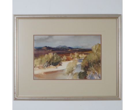 An exceptional original watercolor landscape painting by Sir William Russell Flint, one of Britain's most celebrated watercol