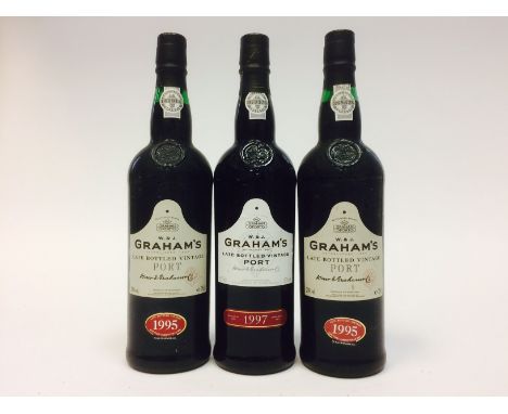 GRAHAM'S 1995 Late Bottled Vintage Port (2)
Oporto, Portugal. 75cl, 20% volume 
GRAHAM'S 1997 Late Bottled Vintage Port
Oport