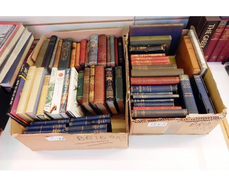 Large quantity of 19th century and other books including Rudyard Kipling, Charles Dickens, Captain Marryatt, Henry James, J E
