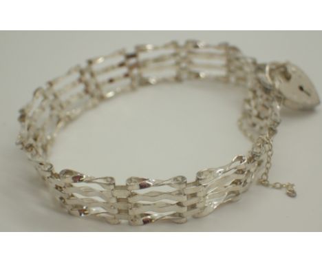 925 silver gate bracelet 