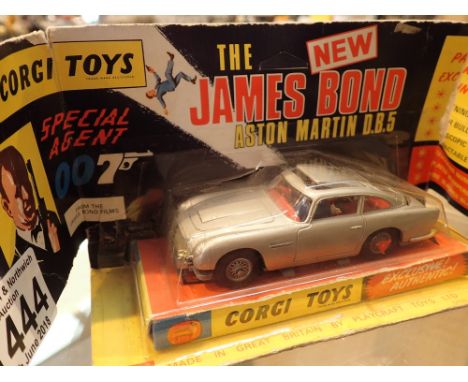 Boxed James Bond 007 Aston Martin DB5 diecast corgi model A/F CONDITION REPORT: The Front Bumper is missing from the vehicle.