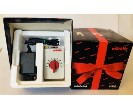 Marklin Mini Club Z gauge train controller and transformer boxed