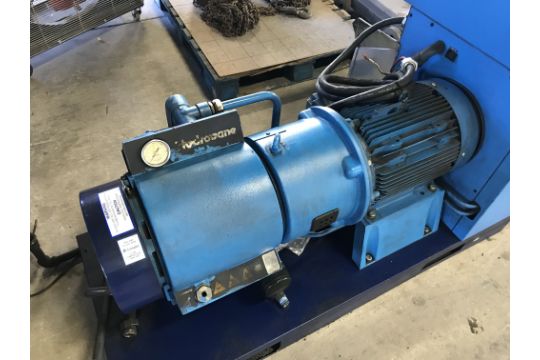 15 KW COMPAIR HYDROVANE MODEL 715-PSAS08 SKID MOUNT ROTARY