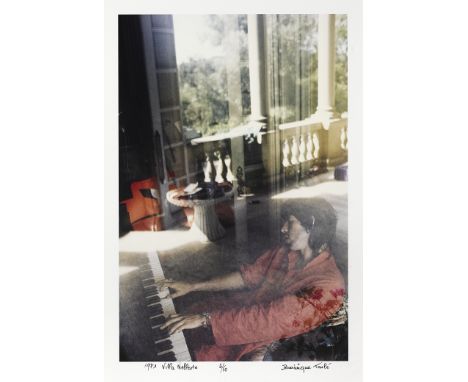 A Limited Edition Photograph Of Keith Richards Playing The Piano By Dominique Tarlé1971printed later, color image titled '197