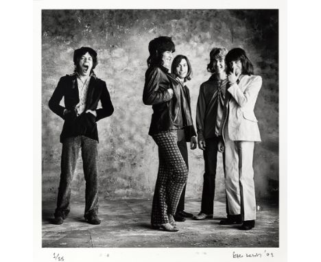 A Limited Edition Photograph Of The Rolling Stones By Peter Webb (British, born 1942) 'The Big Yawn' From The 1971 Album Stic