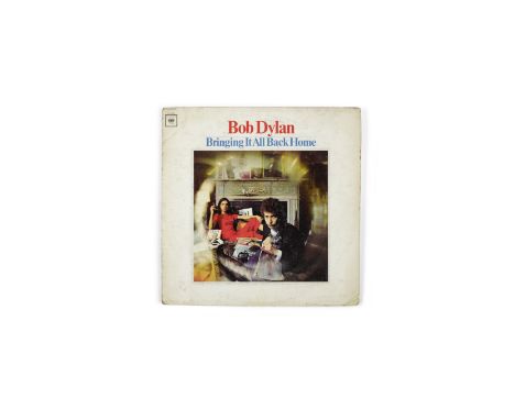 Bob Dylan Signed Demonstration Copy Of The Album Bringing It All Back Home1965the back cover signed and inscribed in black in