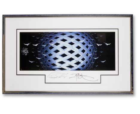 A Roger Daltrey And Pete Townshend Signed Print Of The Album Cover Tommymid 1990soversized color lithograph bearing plate sig