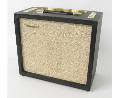 1960s Rosetti guitar amplifier, missing two control knobs, appears to be in working order