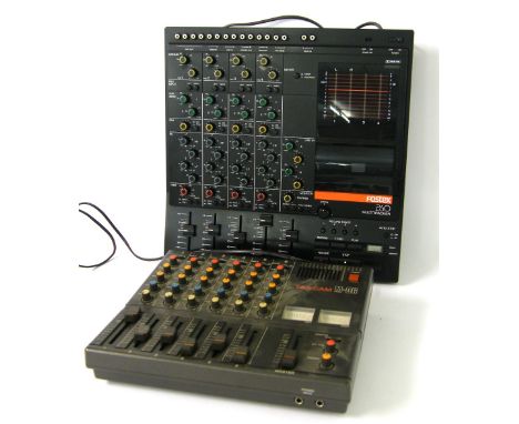 Fostex 260 multi-tracker recorder/mixer, ser. no. 0700501, box; together with a Tascam M-06 mixer, ser. no. 720037, boxed (2)