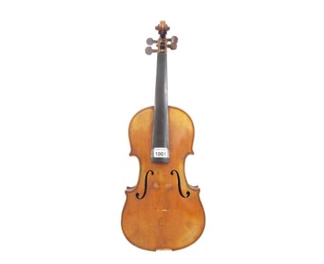 Early 20th century Stradivarius copy violin, 14 1/8", 35.90cm