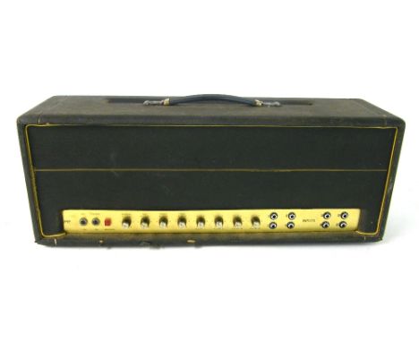 1968/69 Marshall Model 1968 Super PA 100W guitar amplifier head, ser. no. D.P.A/02057, in working order, sold with Marshall A