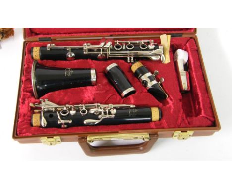 Buffet Crampon Evette ebonite clarinet, ser. no. 164232, case
