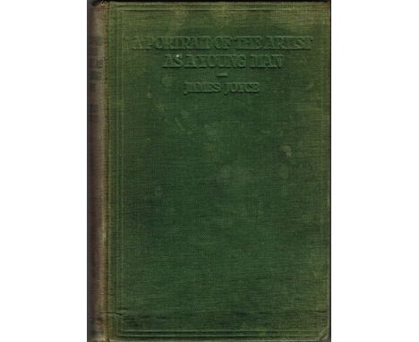 James Joyce Portrait of the Artist London: Egoist Press, [1917], 1917. Octavo. Original green cloth, titles in blind to upper