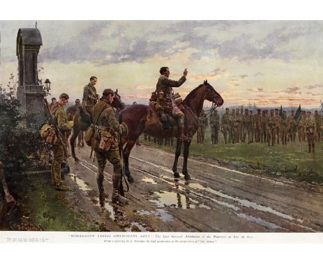 1915 (8 May). After Fortunino Matania. The Last General Absolution of the Munsters. Personal copy of the Editor of the Sphere