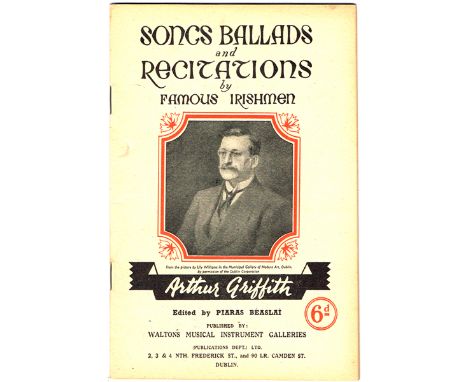De Burca, Seamus, D'alton Louis and others. 1940s to 1970s collection of booklets De Burca (Bourke) Includes Brendan Behan A 