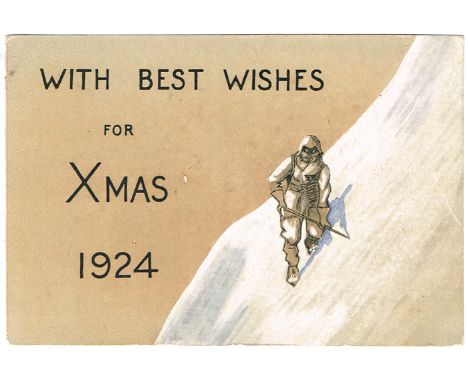 1922-24 Mount Everest Expedition collection of picture postcards and related photographs. A series of 17 postcards issued by 