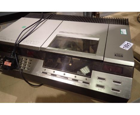 Picture search Philips video cassette recorder VR2022. All electrical items in this lot have been PAT tested for safety and h
