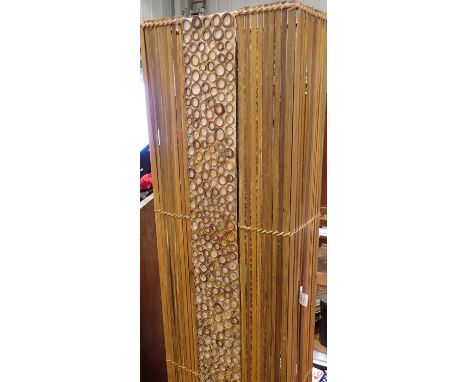 Tall lamp with full length shade, H: 160 cm. Not available for in-house P&amp;P 