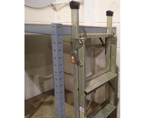 Six step aluminium ladder. Not available for in-house P&amp;P 