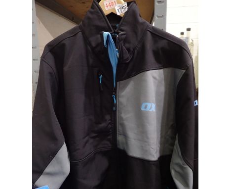 New Ox-Tools softshell work jacket, size XXXXL, 52 inch chest. Not available for in-house P&amp;P 