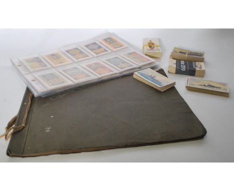 A collection of vintage military related cigarette cards to include Gallaher; Army Badges, John Player; Colonial and Indian A