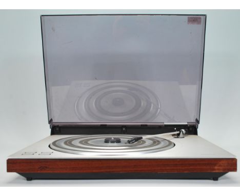 A vintage retro 20th century Bang and Olufsen B&amp;O Beogram 1700 record player music system. Measures 8.5cm-high 44cm-wide 