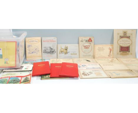 A good mixed collection of vintage cigarette / tea tarde cards mostly in albums with some loose examples. Full and part sets 