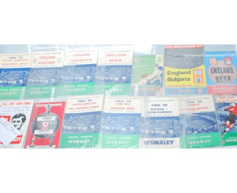 A good collection of mixed 20th Century Football Programmes from across the years. Mostly International examples with some F.
