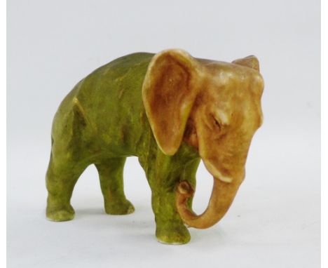 Royal Worcester style Elephant, 12cm long